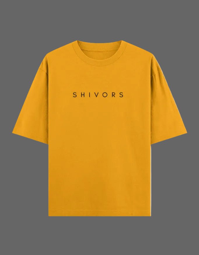 Shivors Street Samurai Oversized T-Shirt – 240 GSM Premium Cotton - | Shivors