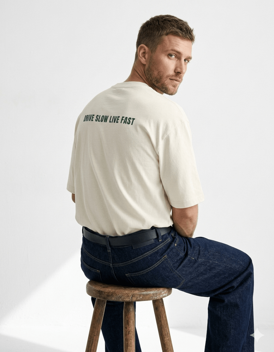 Shivors Vintage Motion Oversized T-Shirt – Retro Car Edition - | Shivors
