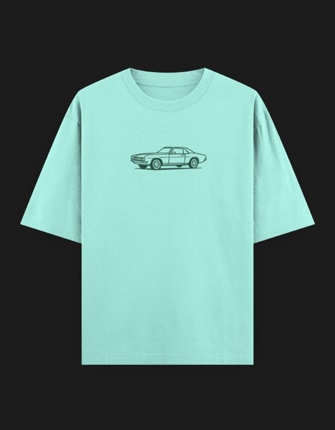 Shivors Vintage Motion Oversized T-Shirt – Retro Car Edition - | Shivors