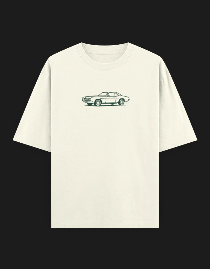 Shivors Vintage Motion Oversized T-Shirt – Retro Car Edition - | Shivors