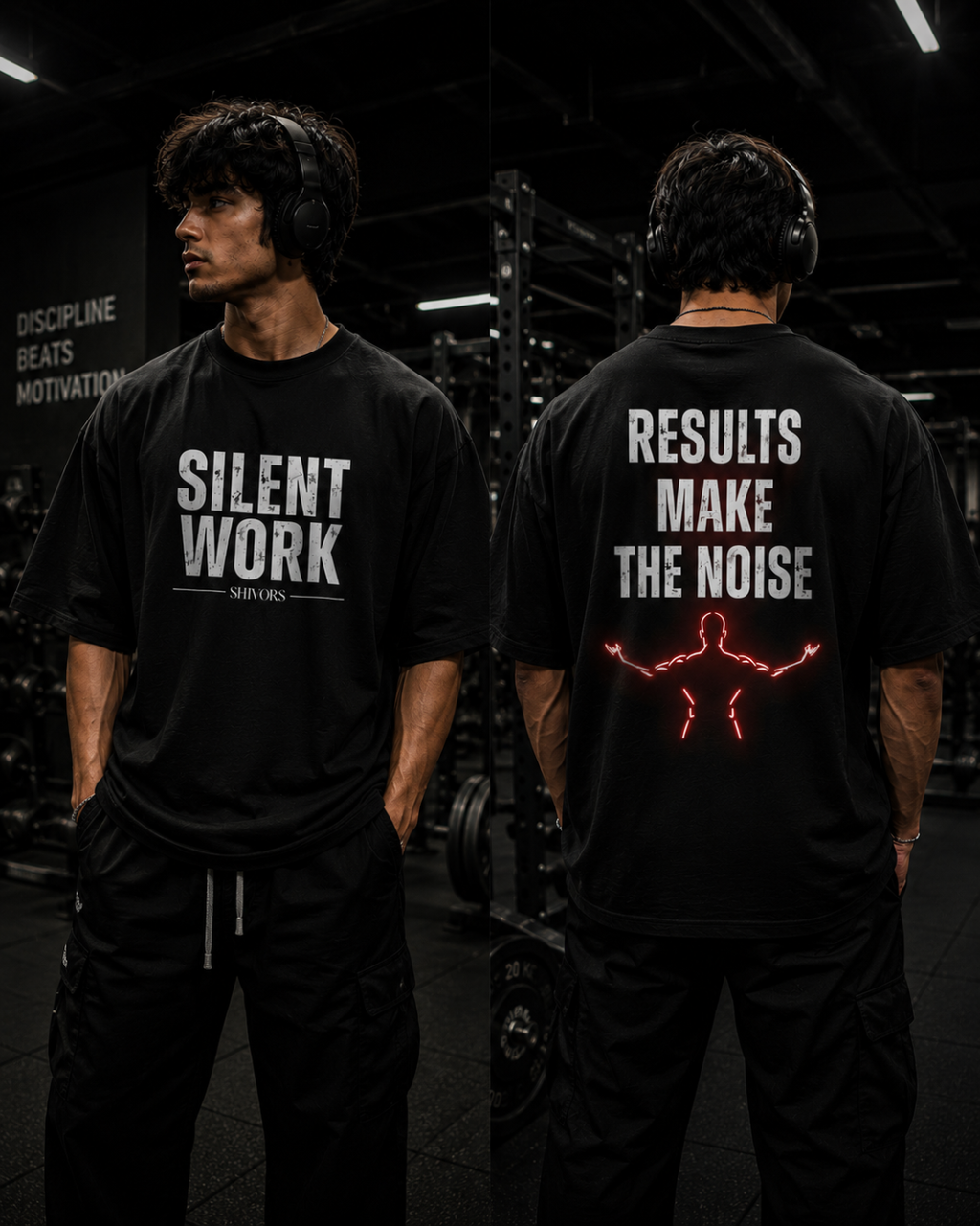 SILENT WORK OVERSIZED T-SHIRT
