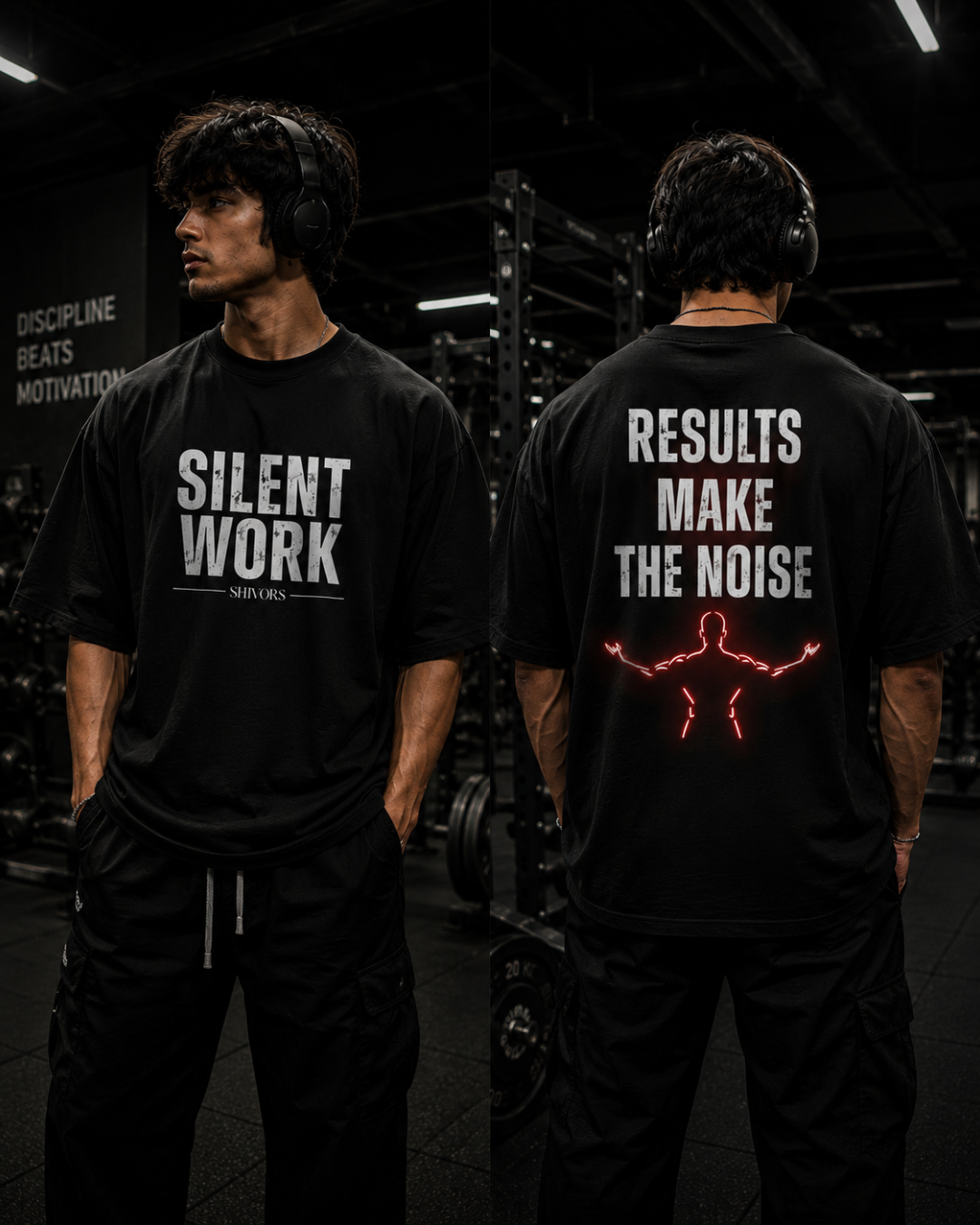 SILENT WORK OVERSIZED T-SHIRT