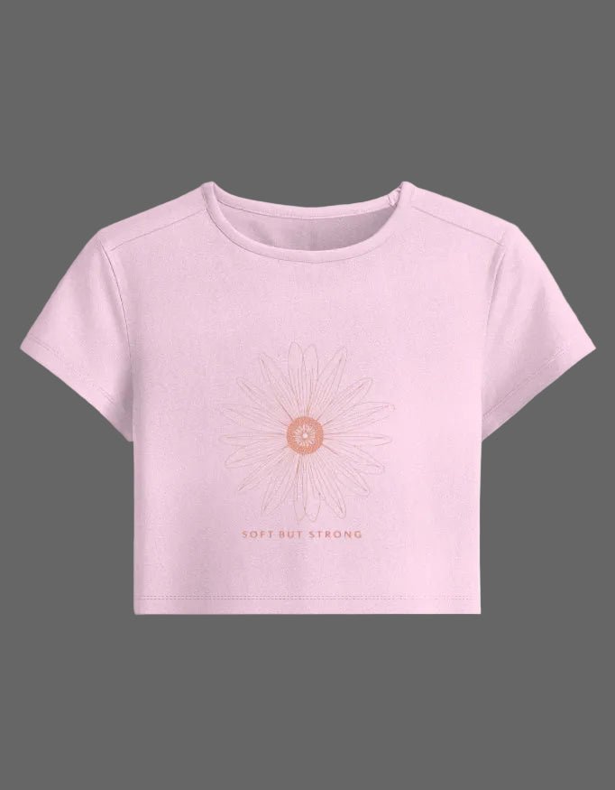 Soft But Strong Baby Tee – 240 GSM Cotton Spandex Crop Top - | Shivors