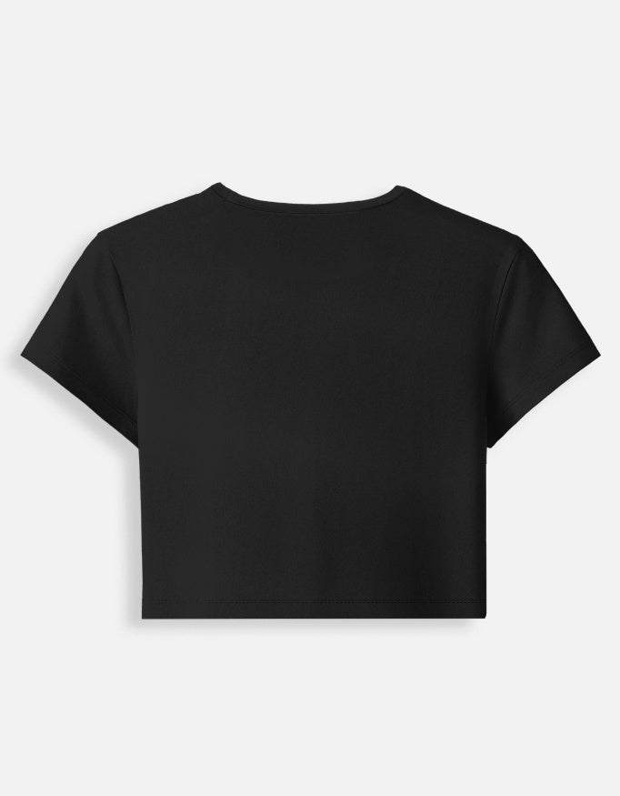 Soft But Strong Baby Tee – 240 GSM Cotton Spandex Crop Top - | Shivors