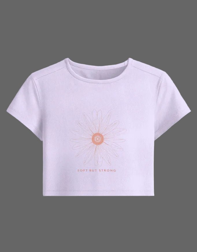 Soft But Strong Baby Tee – 240 GSM Cotton Spandex Crop Top - | Shivors