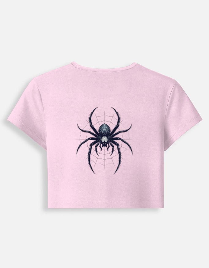 Spider Baby Tee – Dark Aesthetic Spider Edition | 240 GSM - | Shivors