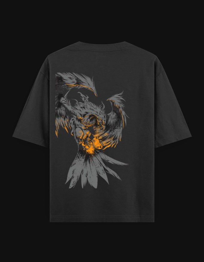 Still I Rise Oversized T-Shirt – Sword & Eagle Edition | 240 GSM Premium Cotton - | Shivors