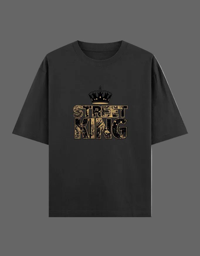 Street King Oversized T-Shirt – 240 GSM Premium Cotton - | Shivors