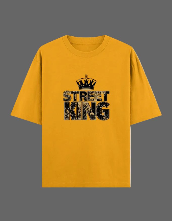 Street King Oversized T-Shirt – 240 GSM Premium Cotton - | Shivors