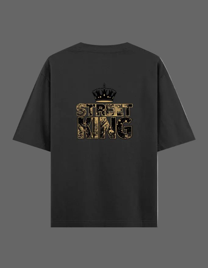 Street King Oversized T-Shirt – 240 GSM Premium Cotton - | Shivors