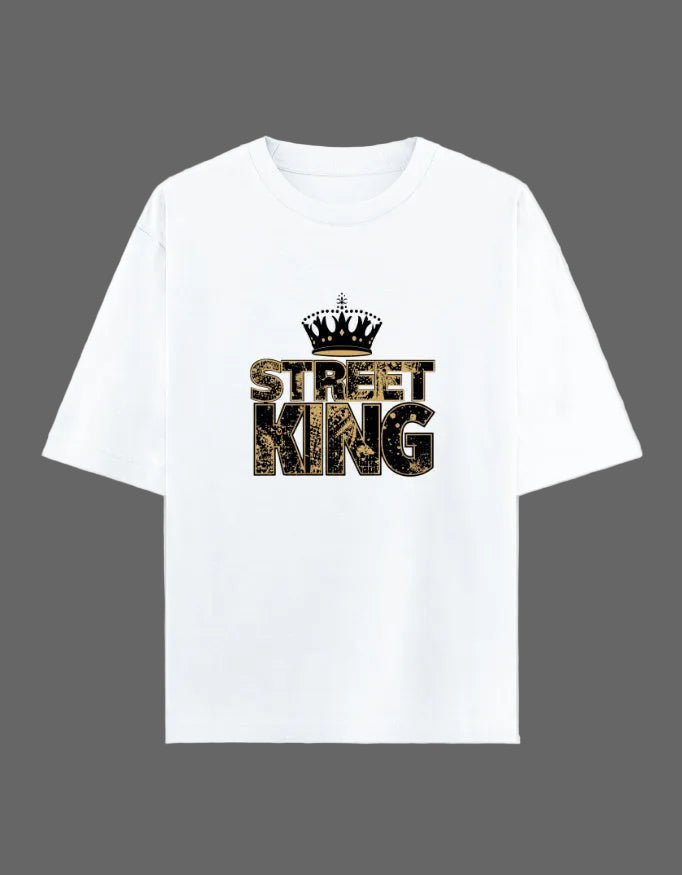 Street King Oversized T-Shirt – 240 GSM Premium Cotton - | Shivors