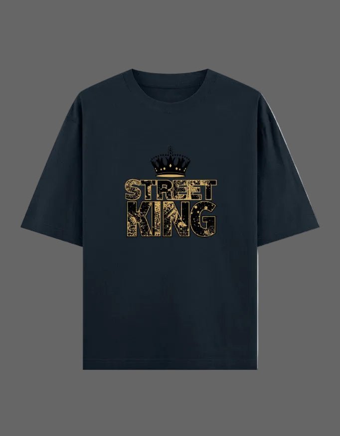 Street King Oversized T-Shirt – 240 GSM Premium Cotton - | Shivors