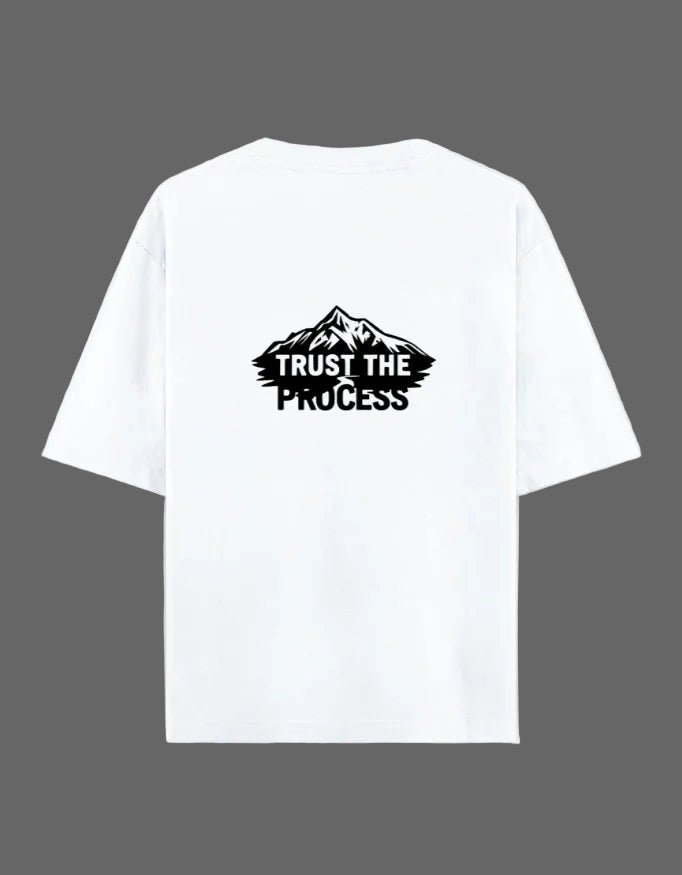 Trust The Process Oversized T-Shirt – 240 GSM Premium Cotton - | Shivors