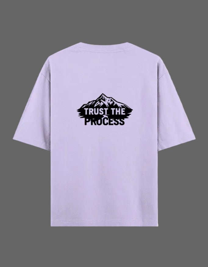 Trust The Process Oversized T-Shirt – 240 GSM Premium Cotton - | Shivors