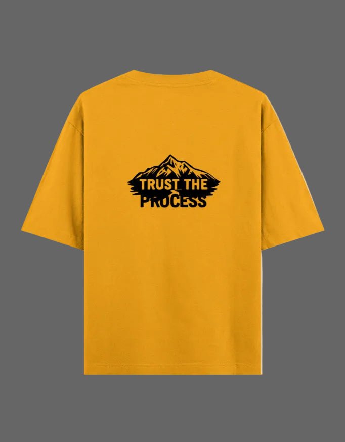 Trust The Process Oversized T-Shirt – 240 GSM Premium Cotton - | Shivors