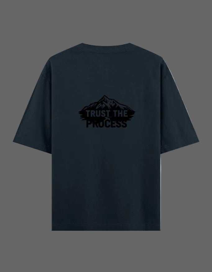 Trust The Process Oversized T-Shirt – 240 GSM Premium Cotton - | Shivors